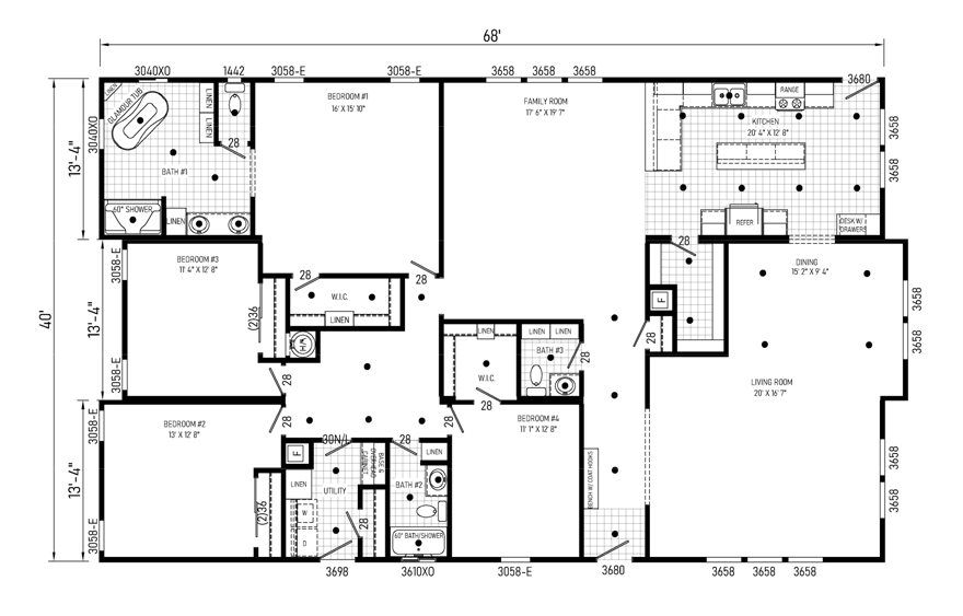 Lethbridge Triple Wide HUD Manufactured Home Lethbridge